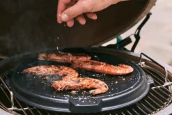 Plancha plaque de cuisson en fonte pour barbecue Big Green Egg L, XL, 2XL