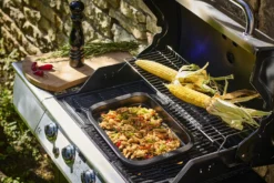 Plancha rectangulaire noire Peugeot Grill to table en céramique - 43cm