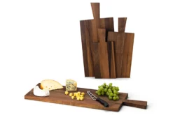 Planche apéritive Continenta en bois de noyer 39x17x2cm