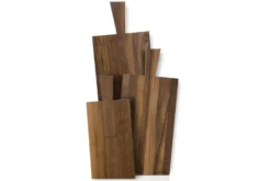 Planche apéritive Continenta en bois de noyer 49x22x2cm