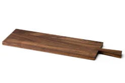 Planche apéritive Continenta en bois de noyer 69x23x2cm