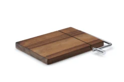Planche à découper avec lyre à foie gras et fromage Continenta 24x17,5x2cm