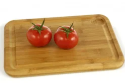 Planche à découper Bérard en bambou avec rigole et poche à jus 45x32cm