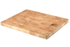 Planche à découper Continenta bois d'hévéa effet mosaique avec rigole