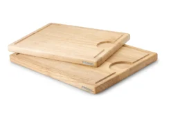 Planche à découper Continenta en bois d'hévéa + rigole