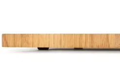 Planche à découper Continenta en bois d'hévéa 54x29x2,7cm