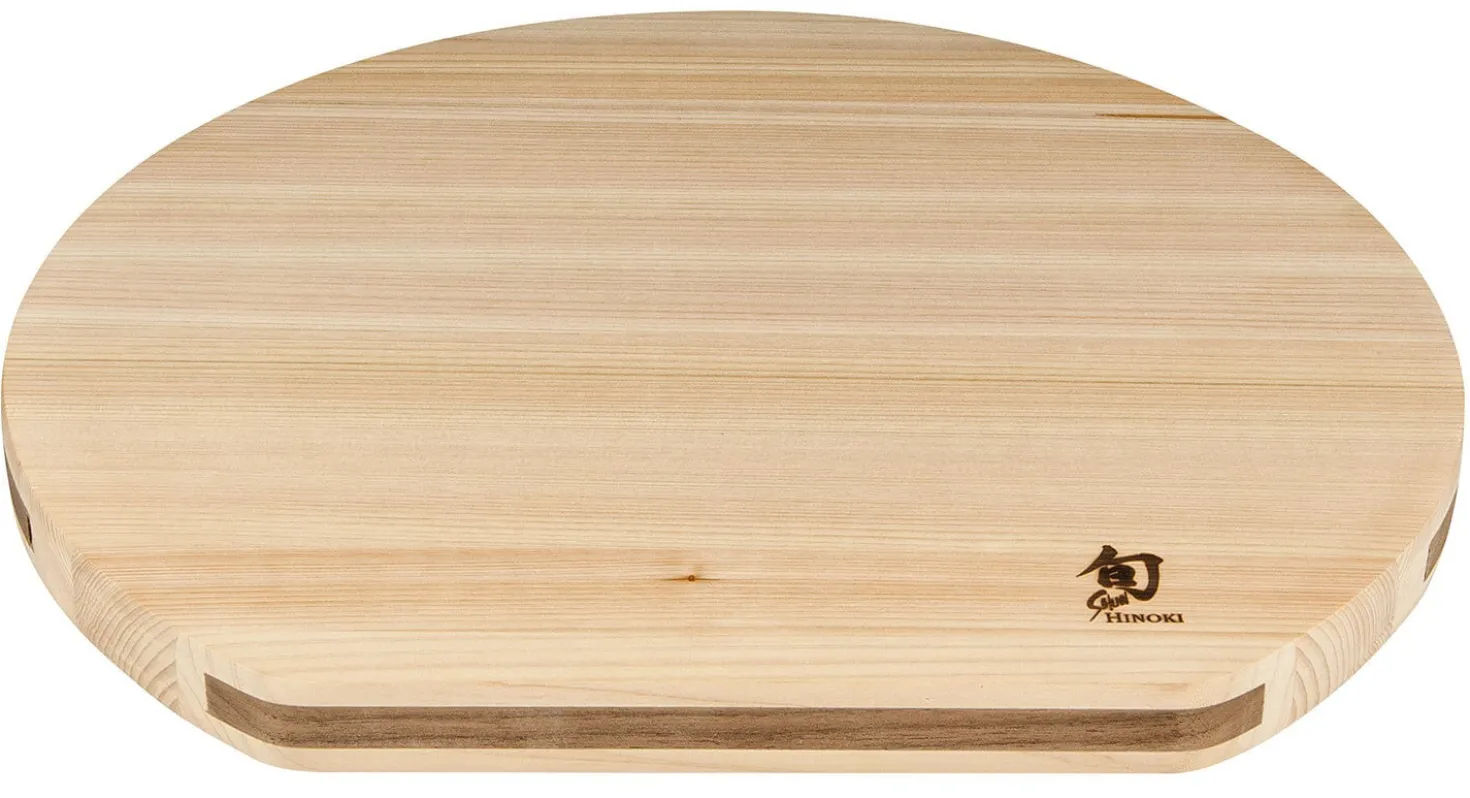 Planche à découper KAI en Hinoki japonais - Forme originale en D
