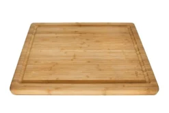 Planche à découper Point Virgule en bambou FSC avec rigole 40x30x3cm