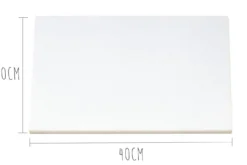 Planche à découper polyéthylène blanc HD500 avec pieds 40x30cm
