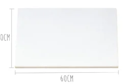 Planche à découper polyéthylène blanc HD500 avec pieds 60x40cm