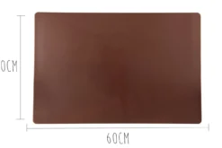 Planche à découper polyéthylène marron HD500 avec pieds 60x40cm