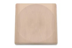 Planche à découper pour hachoir Triangle en bois de hêtre 20x20x4cm