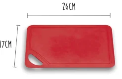 Planche à découper souple Wüsthof rouge 26x17cm