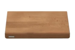 Planche à découper Wüsthof en hêtre et inox 40x25x4cm