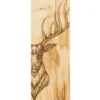 Planche de service en chêne Selbrae House 60x25x2cm - Motif cerf