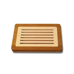 Planche à pain bicolore Totally Bamboo - 24x37cm - garantie 5 ans
