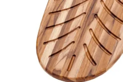 Planche à pain Teak Haus Canoe Collection en Teck écologique 48x9cm