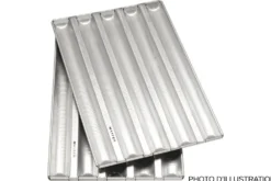 Plaque à baguette Matfer en aluminium gaufré