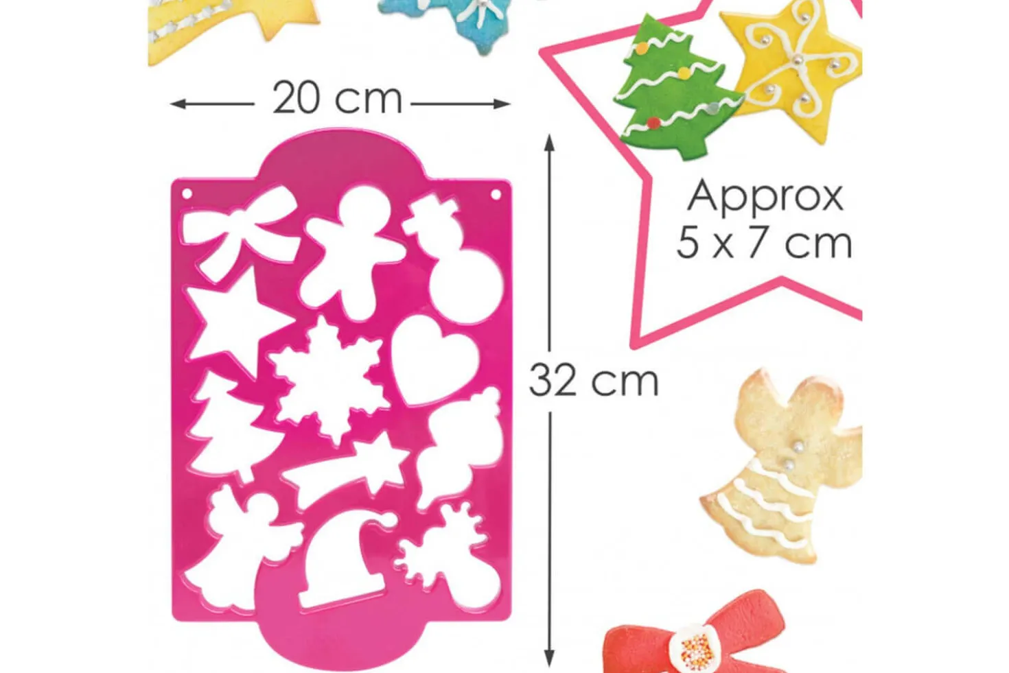 Plaque découpoir Scrapcooking en ABS - Multi Noël
