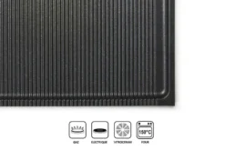 Plaque de cuisson Risoli BBQ multifonction en aluminium 38x26cm