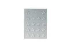 Plaque de 18 moules à chocolat - Etoile 30 x 8mm