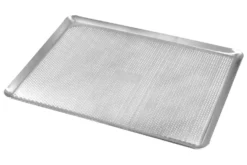 Plaque pâtissière perforée Gobel aluminium avec rebords
