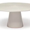 Plateau de présentation 25cm Dutch Deluxes en céramique blanche
