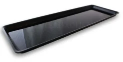 Plateau de présentation professionnel en Altuglas® noir - 58x21cm
