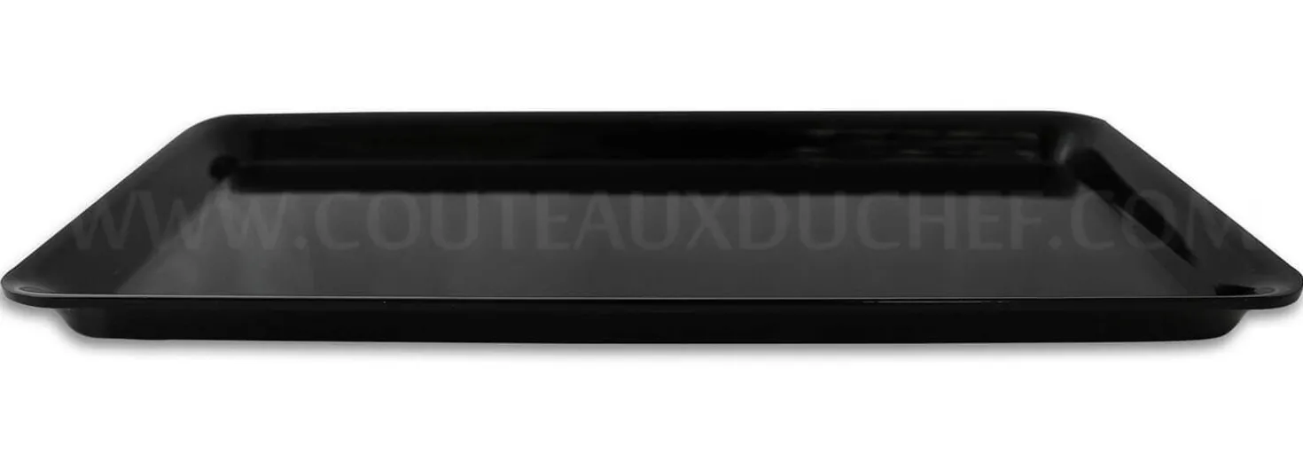 Plateau de présentation professionnel en Altuglas® noir - 41x21cm
