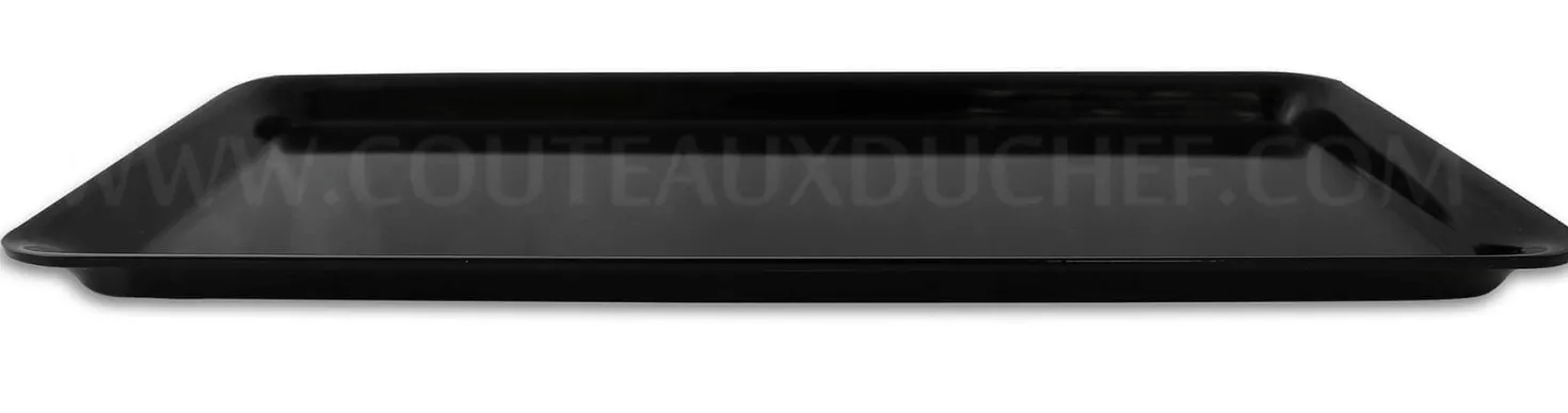 Plateau de présentation professionnel en Altuglas® noir - 56.5x27cm