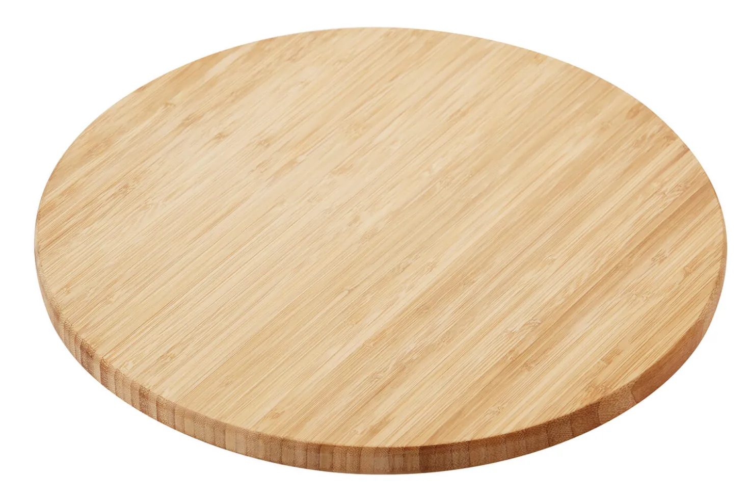 Plateau tournant Point Virgule en bambou 35cm