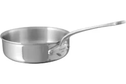 Plat à sauter Mauviel M'Cook tout inox avec poignée fixe compatible induction
