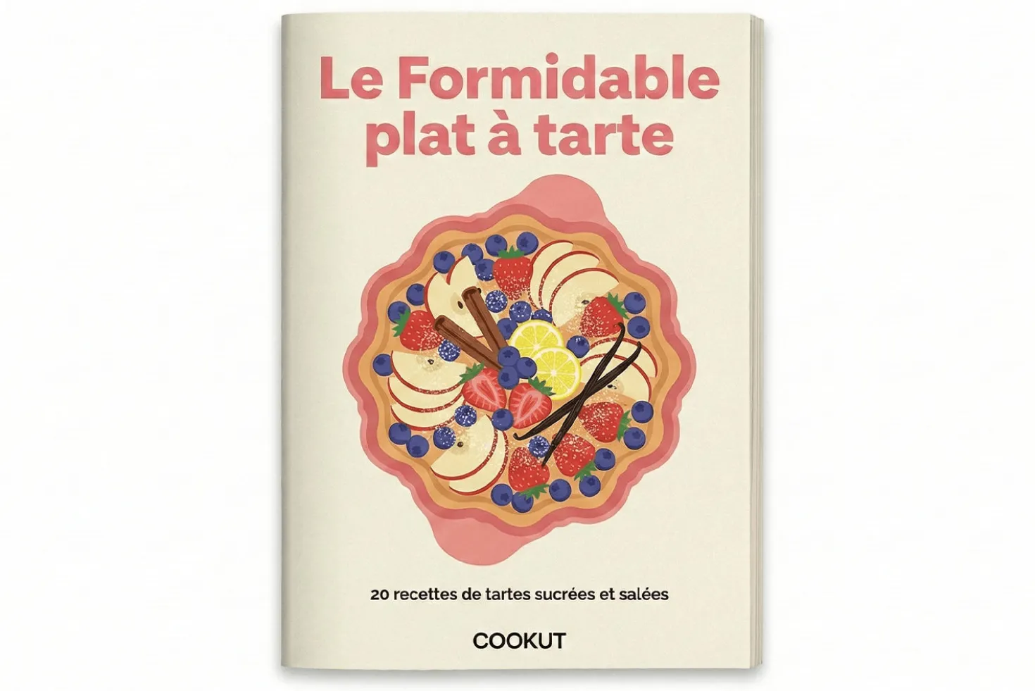 Plat à tarte Cookut Le Formidable avec coupe-tarte graphite