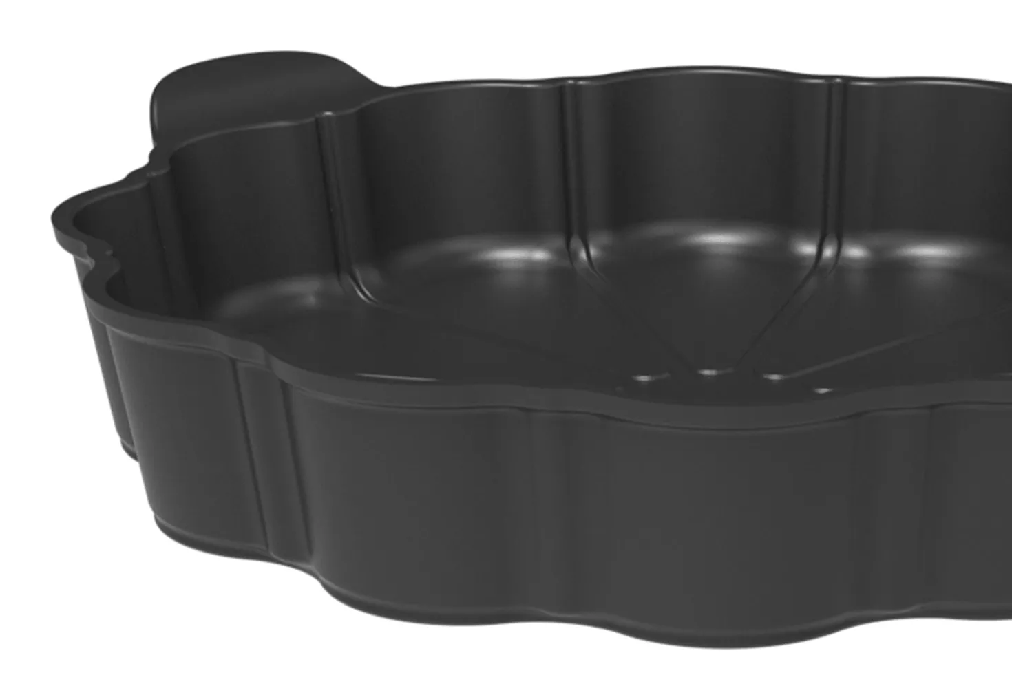 Plat à tarte Cookut Le Formidable avec coupe-tarte graphite