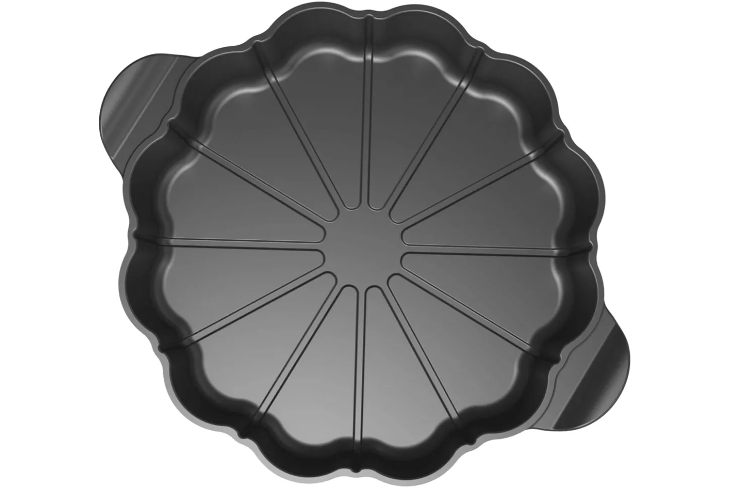 Plat à tarte Cookut Le Formidable avec coupe-tarte graphite