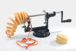 Éplucheur de pommes 3 en 1 Gefu Delicio en aluminium et acier inox