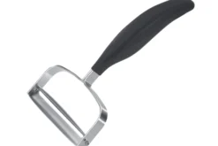 Éplucheur à fromage et à légumes Gefu Verdura en inox et ABS noir