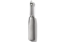 Éplucheur à légumes OXO Steel oscillant manche en inox et santoprène