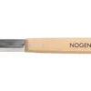 Éplucheur Nogent Classic simple tranchant manche en hêtre 16cm pour droitiers