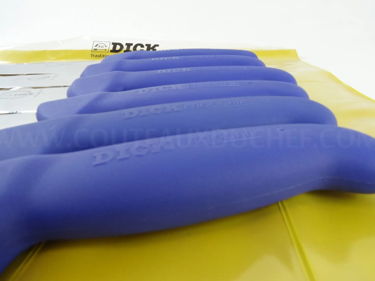Pochette de 6 couteaux de boucher DICK ERGOGRIP acier NSF