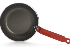 Poêle antiadhésive De Buyer Choc Classic HACCP rouge en aluminium