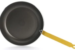 Poêle antiadhésive De Buyer Choc Resto Induction jaune en aluminium
