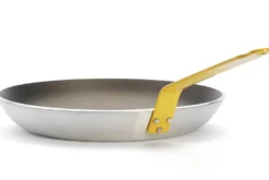 Poêle antiadhésive De Buyer Choc Resto Induction jaune en aluminium