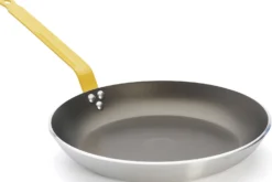 Poêle antiadhésive De Buyer Choc Resto Induction jaune en aluminium