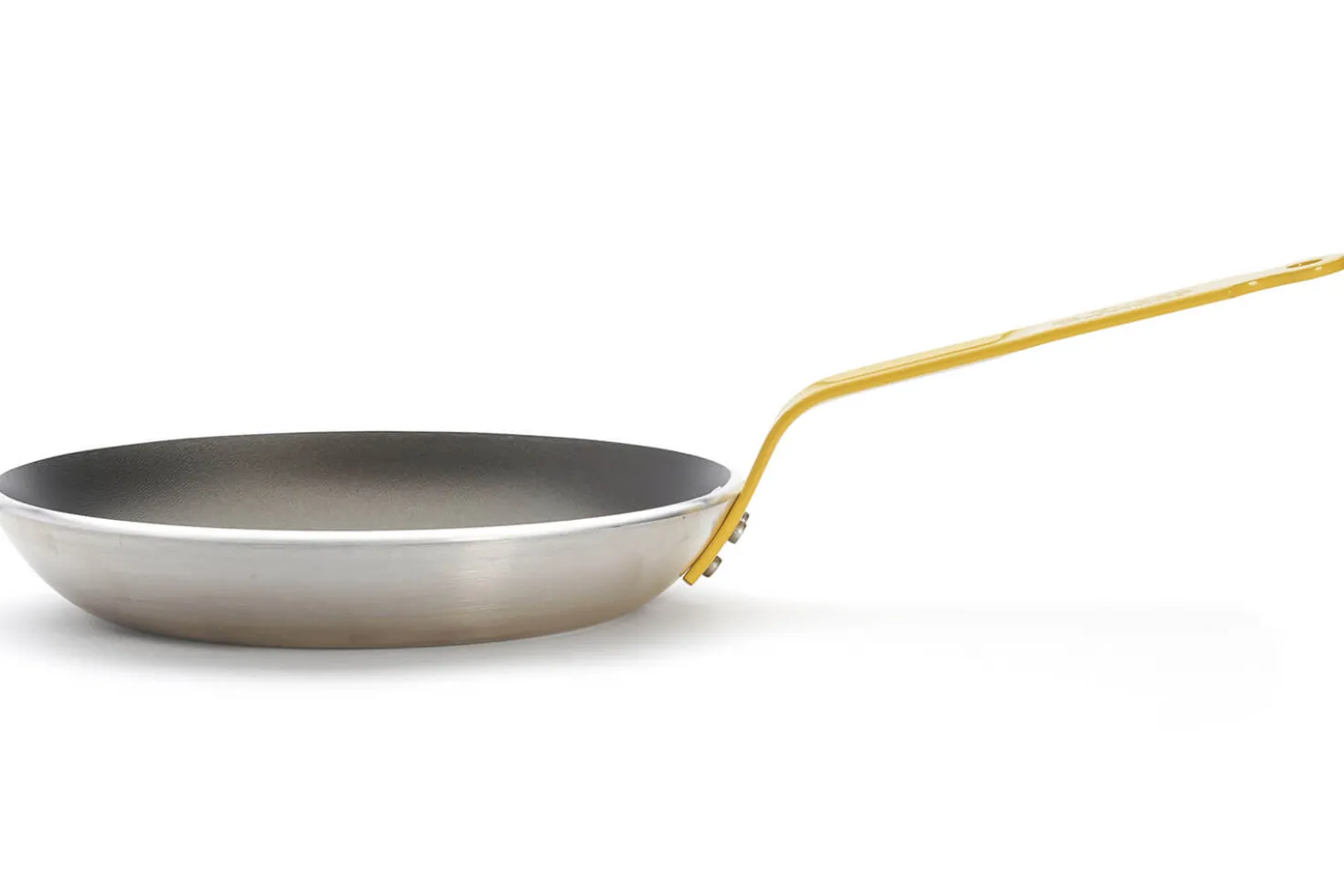Poêle antiadhésive De Buyer Choc Resto Induction jaune en aluminium