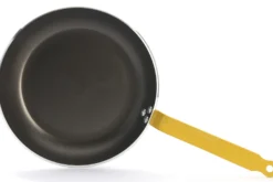 Poêle antiadhésive De Buyer Choc Resto Induction jaune en aluminium