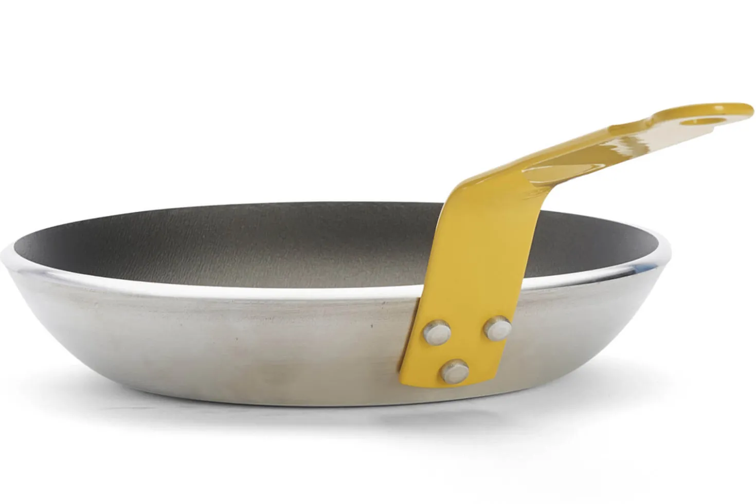Poêle antiadhésive De Buyer Choc Resto Induction jaune en aluminium