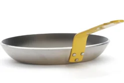 Poêle antiadhésive De Buyer Choc Resto Induction jaune en aluminium