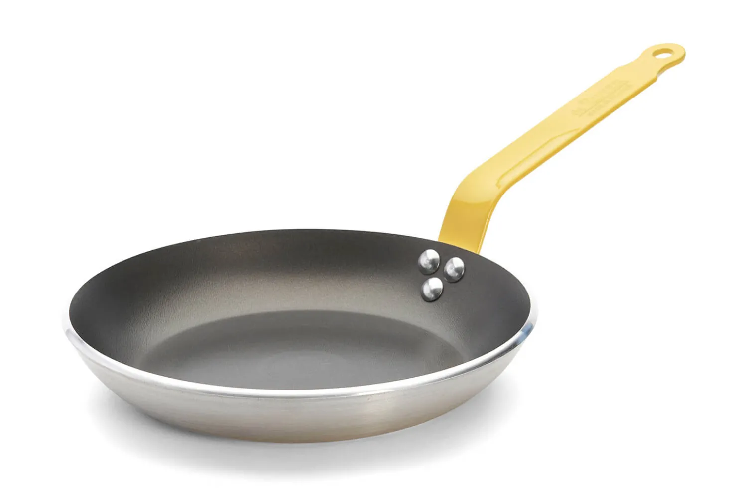 Poêle antiadhésive De Buyer Choc Resto Induction jaune en aluminium