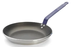 Poêle antiadhésive De Buyer Choc Classic HACCP bleue en aluminium